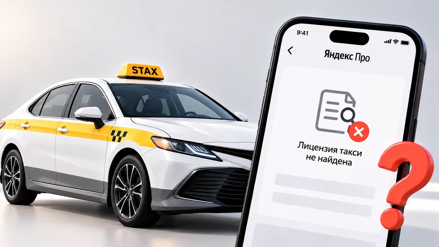Что делать, если лицензия такси оформлена, но Яндекс Про ее не видит?